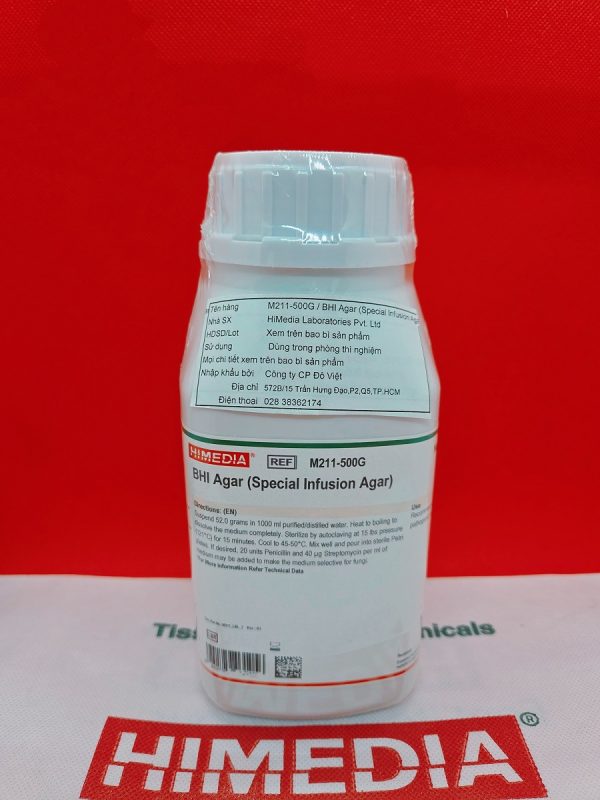 BHI Agar (Special Infusion Agar) (Brain Heart Infusion Agar)
